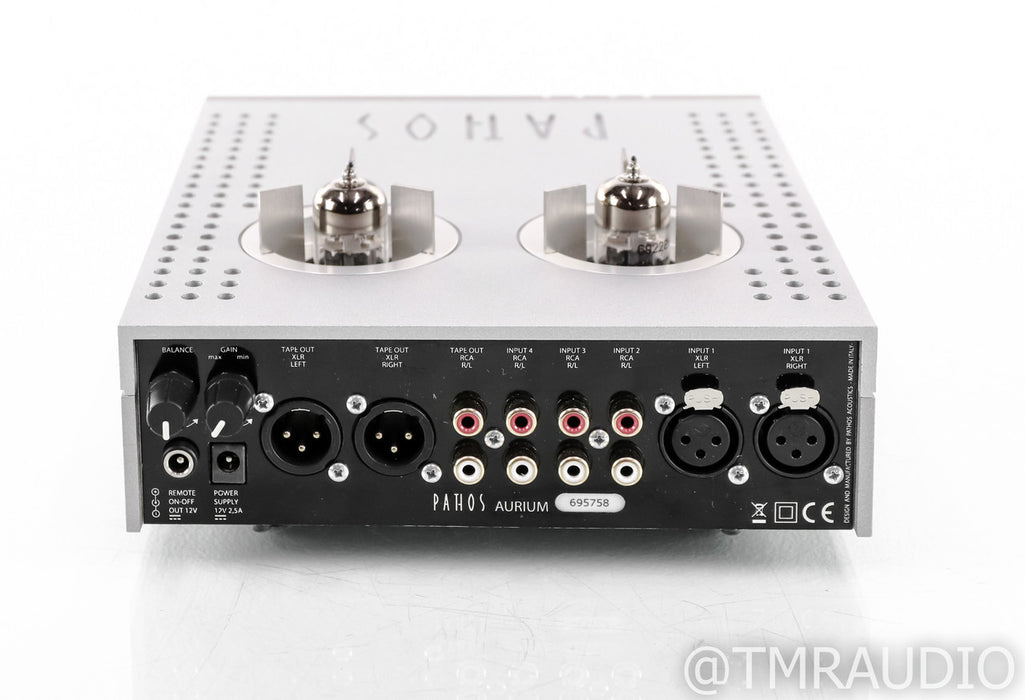 Pathos Aurium Tube Headphone Amplifier; Silver