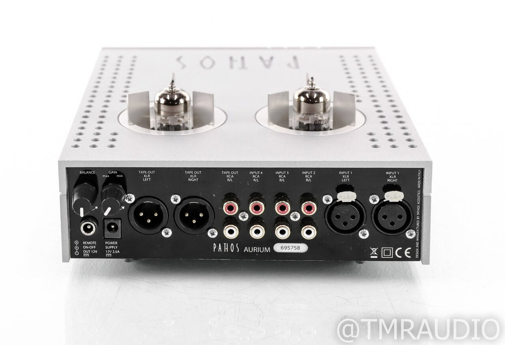 Pathos Aurium Tube Headphone Amplifier; Silver