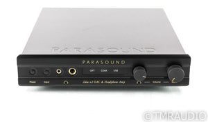 Parasound Zdac v.2 DAC / Headphone Amplifier; D/A Converter, Black