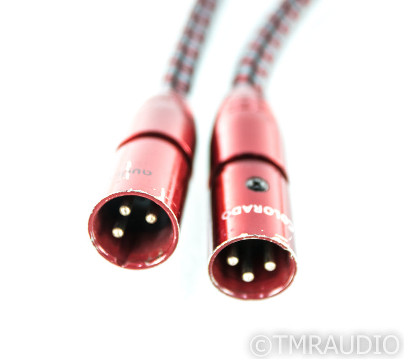 AudioQuest Colorado XLR Cables; 1m Pair Balanced Interconnects; 72v DBS