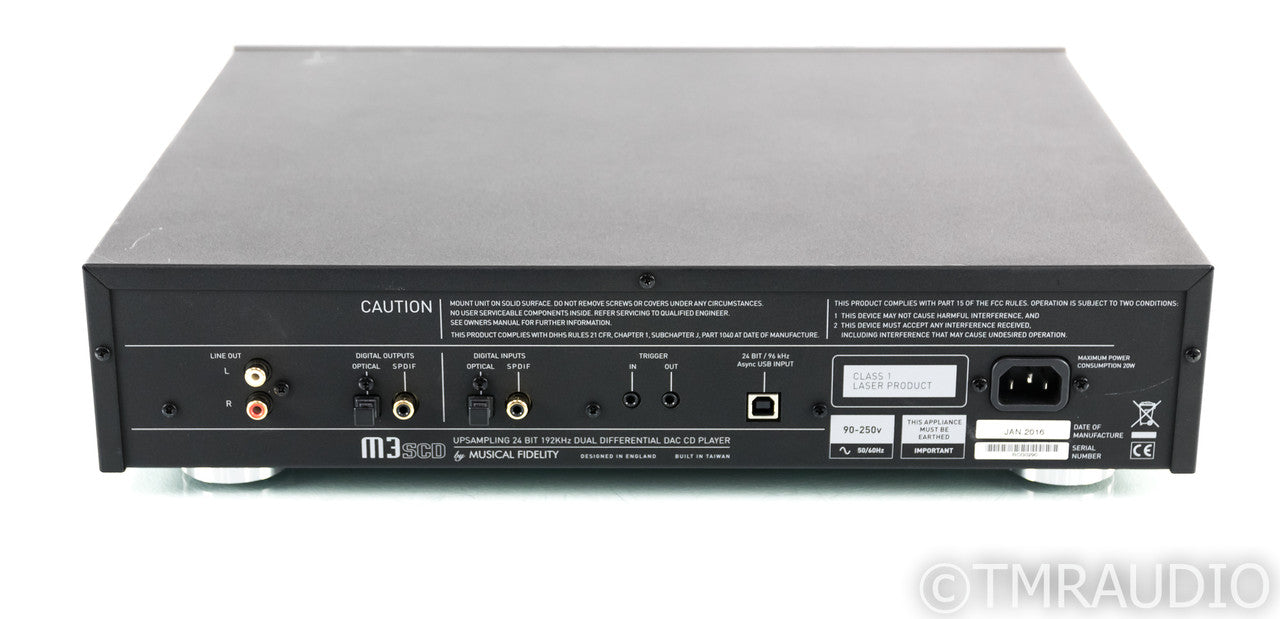 Musical Fidelity M3SCD CD Player / DAC; M3 SCD