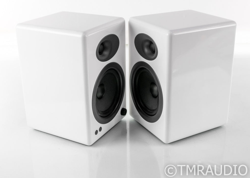 Audioengine A5+ Powered Bookshelf Speakers+; Gloss White Pair; A-5+