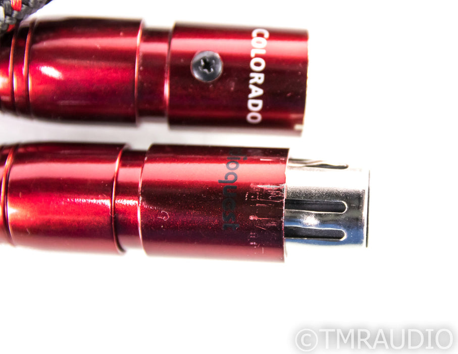 AudioQuest Colorado XLR Cables; 1.5m Pair Balanced Interconnects; 72v DBS