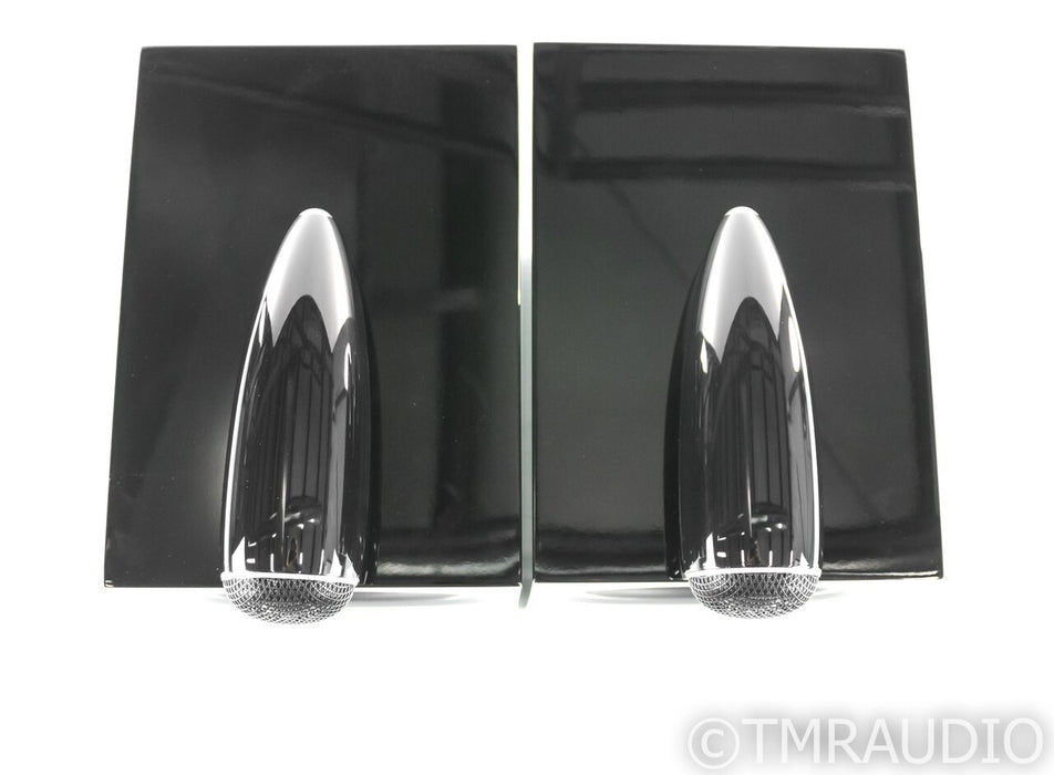 B&W 705 S2 Bookshelf Speakers; Gloss Black Pair; 705S2