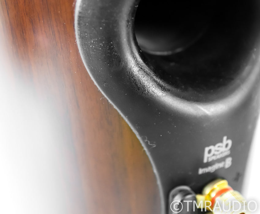 PSB Imagine B Bookshelf Speakers; Walnut Pair
