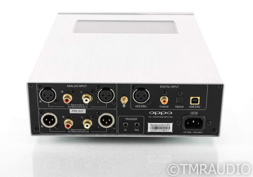 Oppo HA-1 Headphone Amplifier; Silver; HA1; Remote