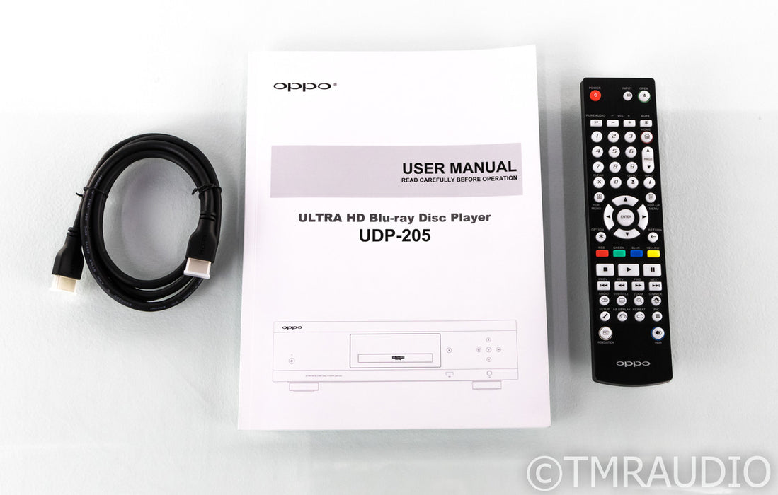 Oppo UDP-205 Universal Blu-Ray Player; UDP205; 4K UHD; Remote