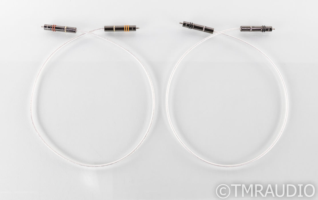 High Fidelity Cables CT-1 RCA Cables; 1m Pair Interconnects; CT1