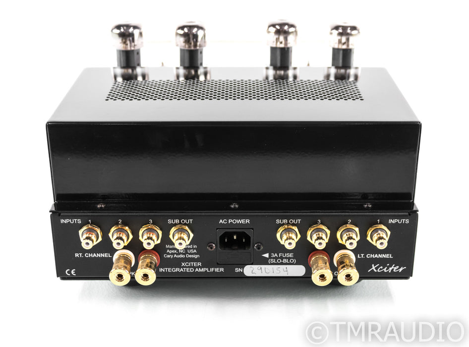 Cary Audio Xciter Stereo Integrated Tube Amplifier; Remote; Upgraded; New Tubes