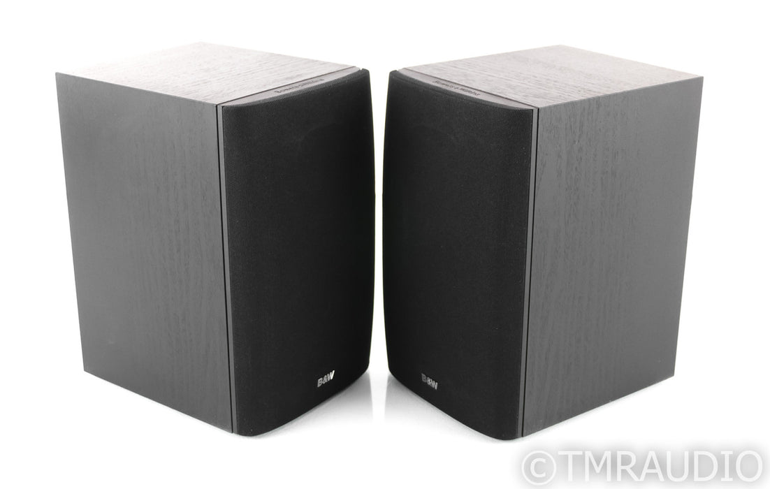 B&W DM600 S3 Bookshelf Speakers; Black Ash Pair; DM-600