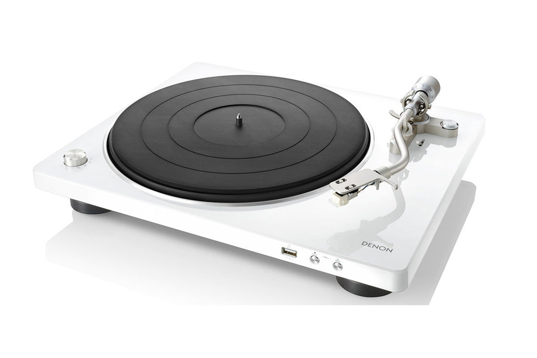 Denon DP-450USB Turntable; DP450USB; White (New)