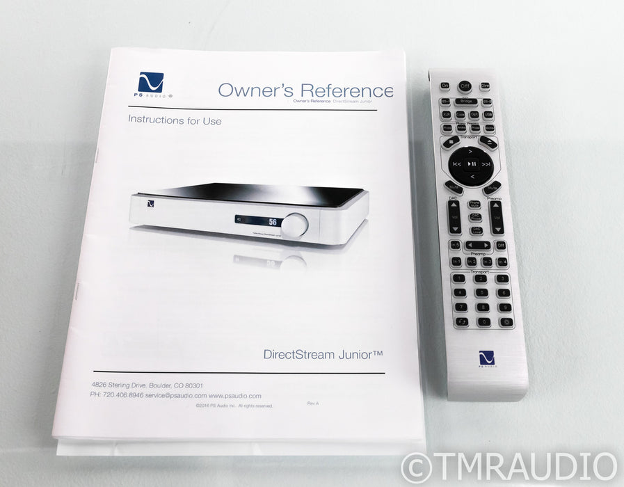 PS Audio PerfectWave DirectStream Jr. DAC; Silver; D/A Converter; DSJ (Used)
