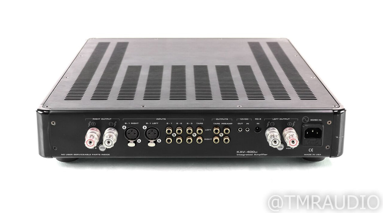 Krell KAV-400xi Stereo Integrated Amplifier; KAV400xi; Black, Remote