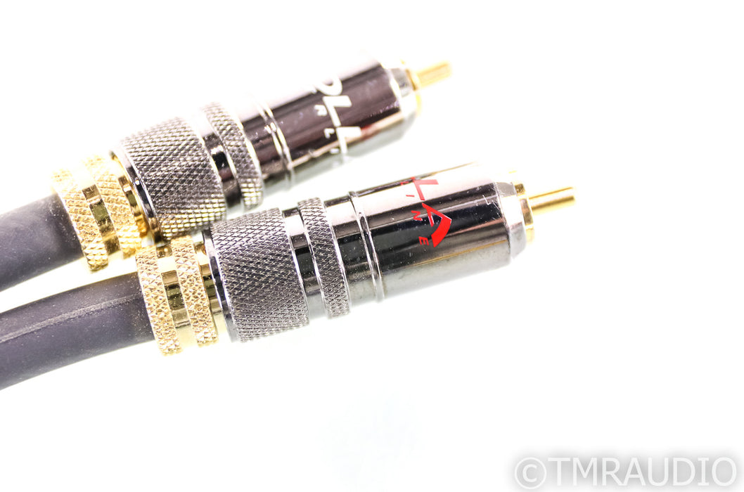 Zaolla Silverline RCA Cables; 7ft Pair Interconnects (One missing shield)