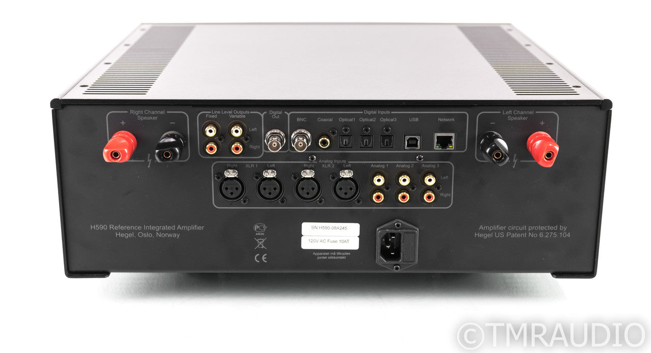 Hegel H590 Stereo Integrated Amplifier; H-590; Remote