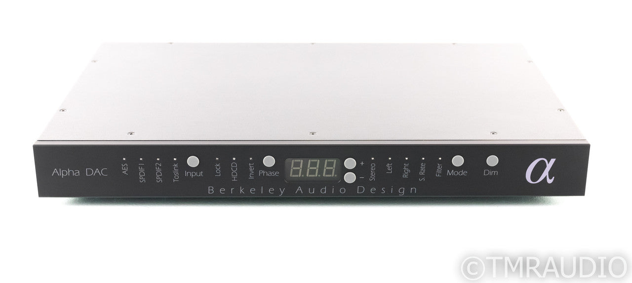 Berkely Audio Design Alpha DAC Series 2; D/A Converter; Remote