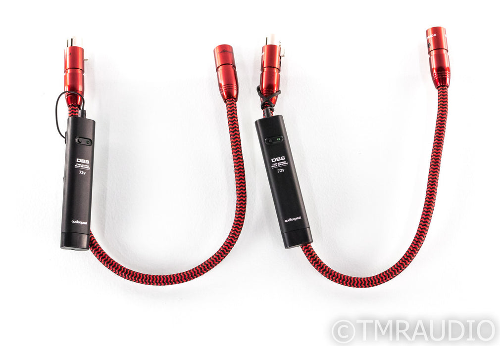 AudioQuest Colorado XLR Cables; .5m Pair Balanced Interconnects; 72v DBS