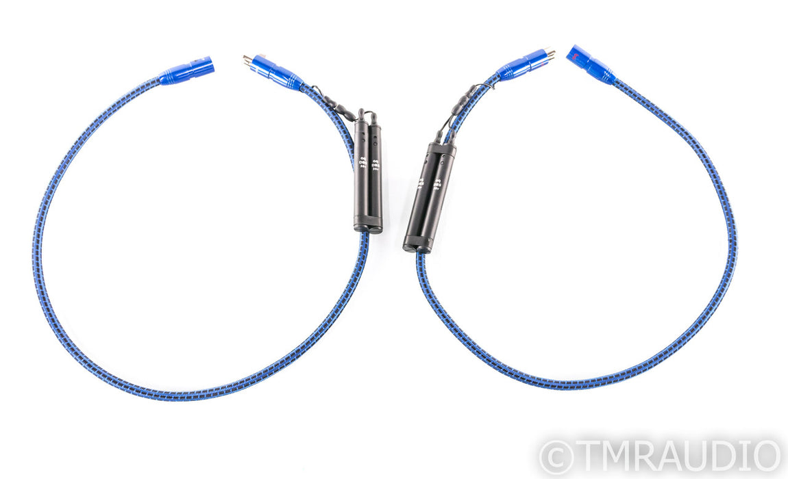AudioQuest Sky XLR Cables; 1m Pair Balanced Interconnects; 72v DBS