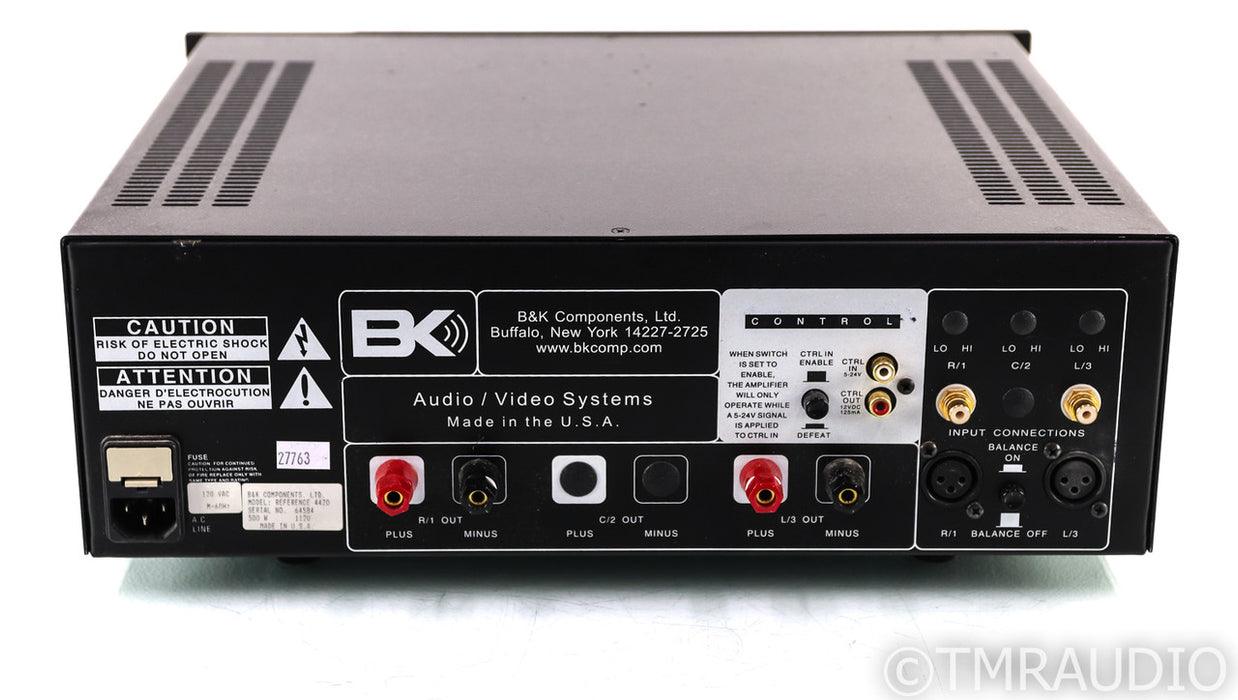 B&K Reference 4420 Stereo Power Amplifier; Black