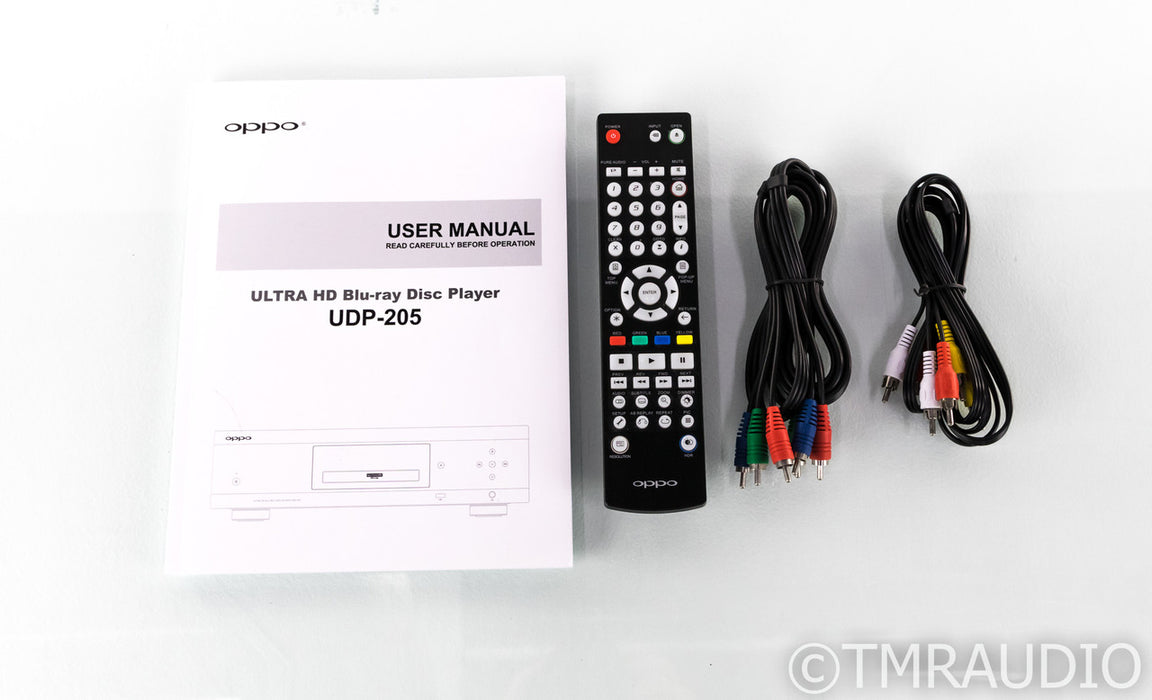 Oppo UDP-205 Universal Blu-Ray Player; UDP205; Remote; 4K UHD