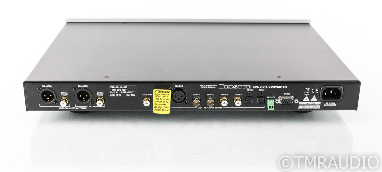 Bryston BDA-2 DAC; D/A Converter; BDA2; Silver