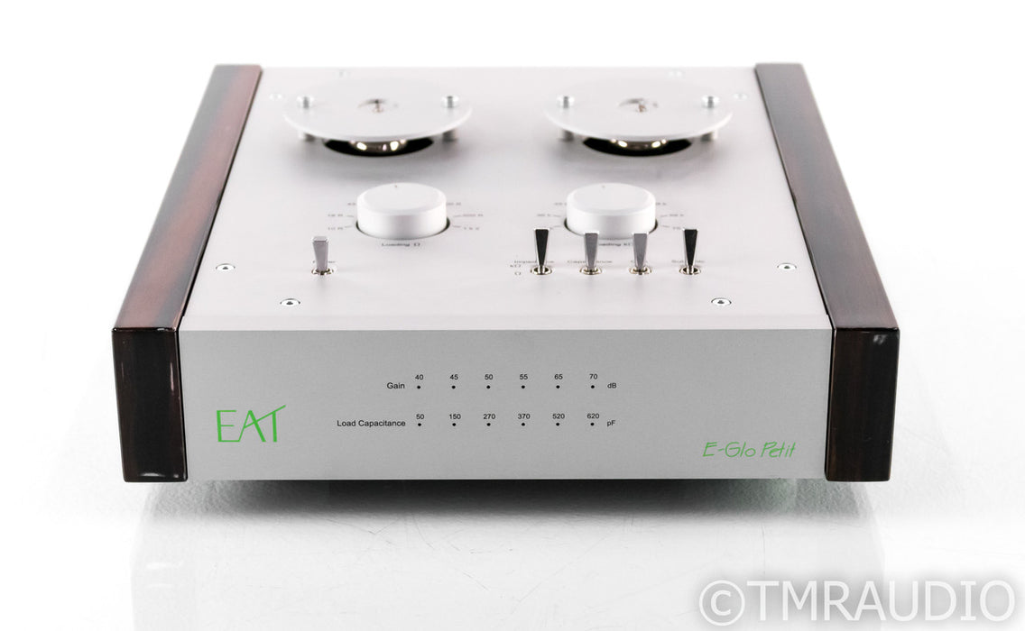 E.A.T. E-Glo Petit MM / MC Tube Phono Preamplifier; Macasar Finish