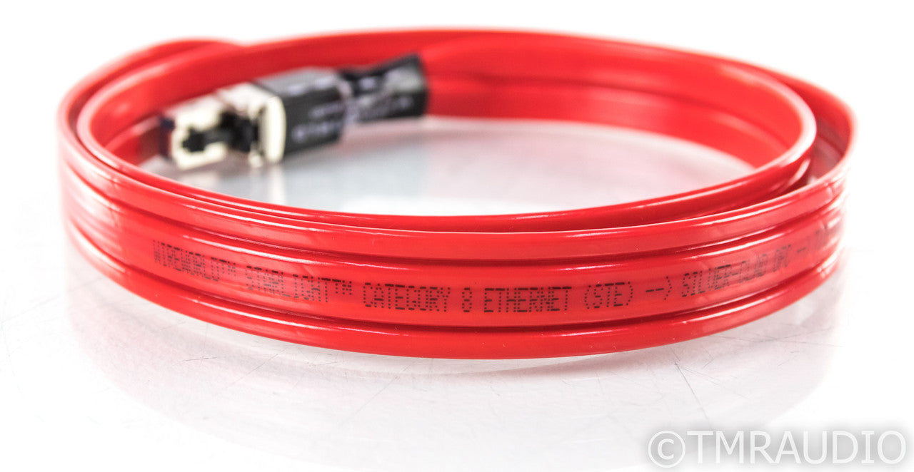 Wireworld Starlight CAT8 Ethernet Cable; Category-8; Single 1m Interconnect