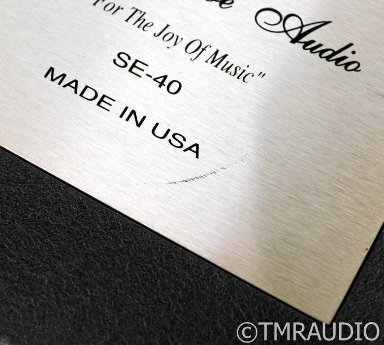 Golden Tube Audio SE-40 Stereo Tube Power Amplifier; SE40