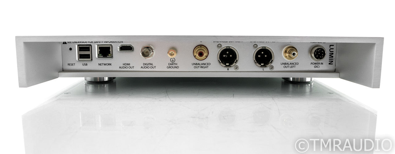 Lumin S1 Network Streamer; S-1; Silver; Roon Ready; Spotify Connect