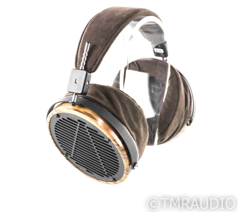 Audeze LCD-3 Open Back Planar Magnetic Headphones; Zebrano / Vegan; LCD3; Fazor