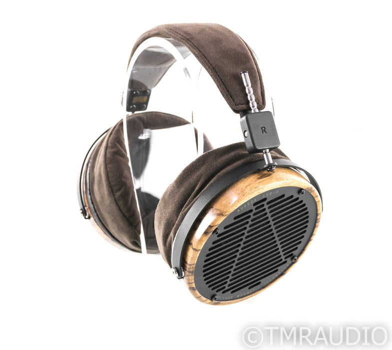 Audeze LCD-3 Open Back Planar Magnetic Headphones; Zebrano / Vegan; LCD3; Fazor