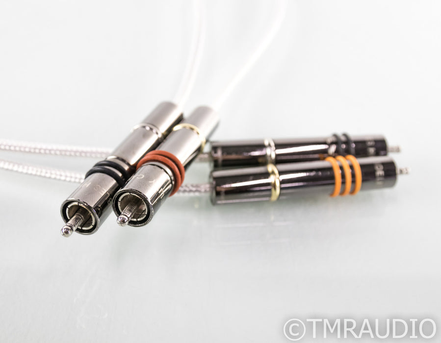 High Fidelity Cables CT-1 RCA Cables; 1m Pair Interconnects; CT1