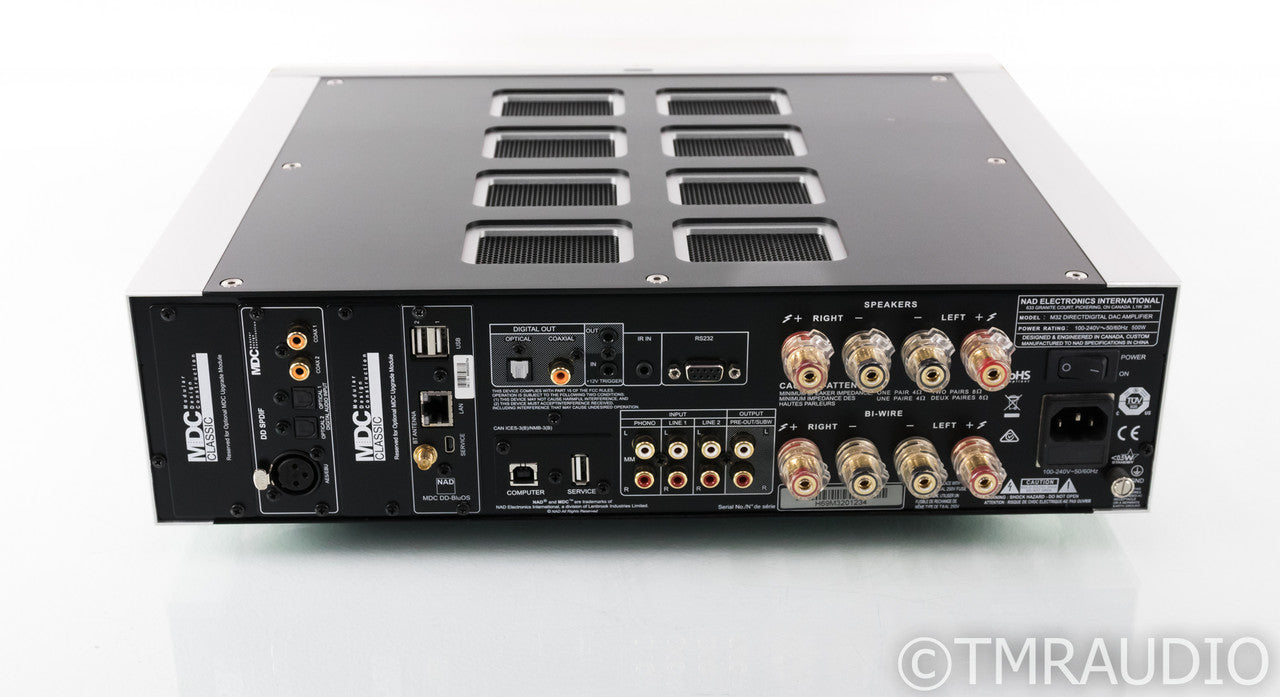 NAD M32 Stereo Integrated Amplifier; M-32; Remote; MM Phono; BluOS