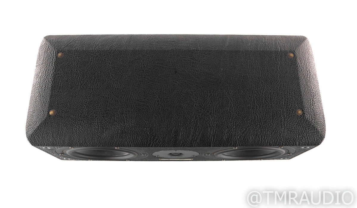 Sonus Faber Solo Center Channel Speaker; Black Leather