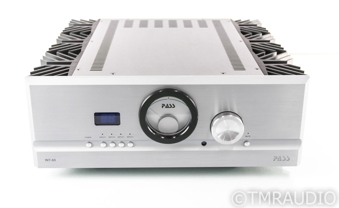 Pass Labs INT-60 Stereo Integrated Amplifier; INT60; Remote — The Music ...