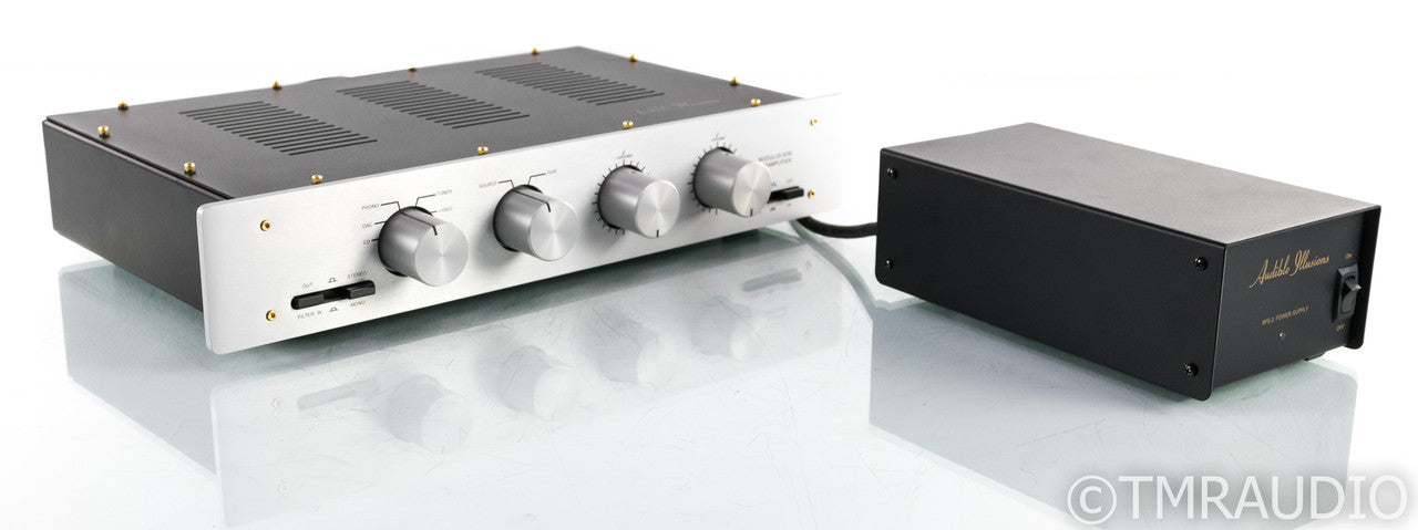 Modulus M3B Stereo Tube Preamplifier; M3-B; Silver; MC Phono; SR Blue Fuse