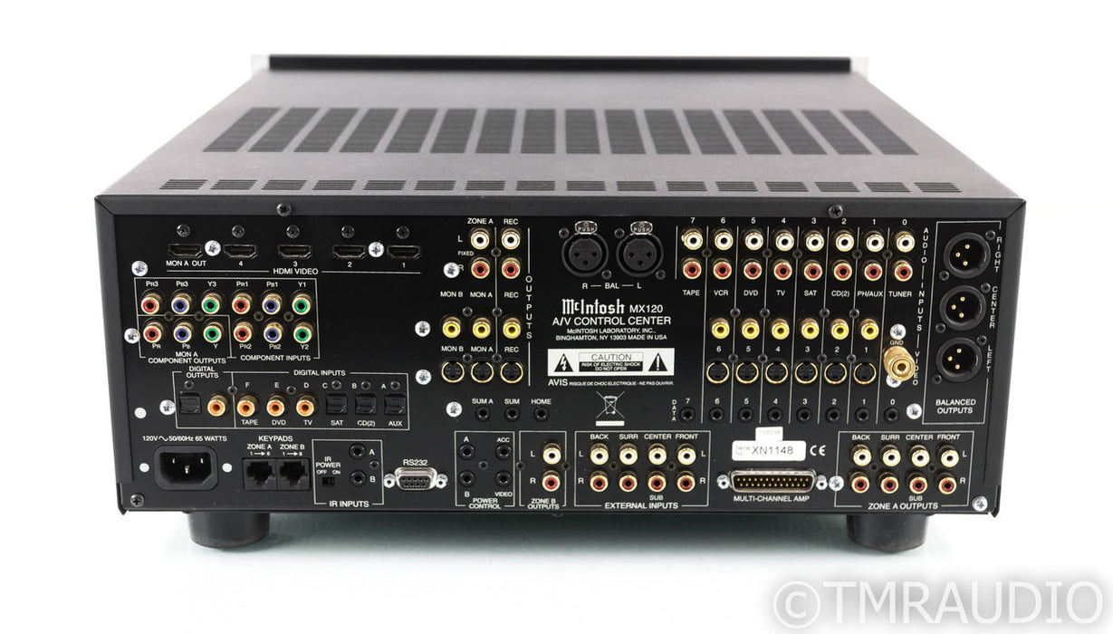 McIntosh MX120 7.1 Channel Home Theater Processor; MX-120; Remote HOLD RFEPAIR; MX-120; Remote HOLD RFEPAIR