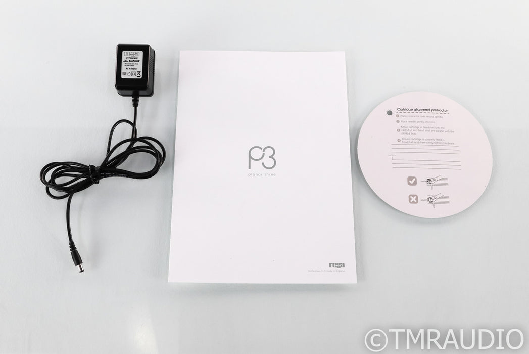 Rega Planar 3 Belt Drive Turntable; P3; Elys 2 MM Cartridge