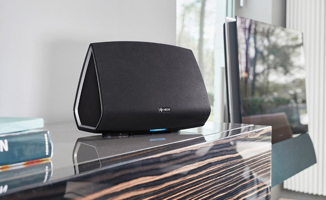 Denon HEOS 5 Wireless Streaming Speaker; Black (New)
