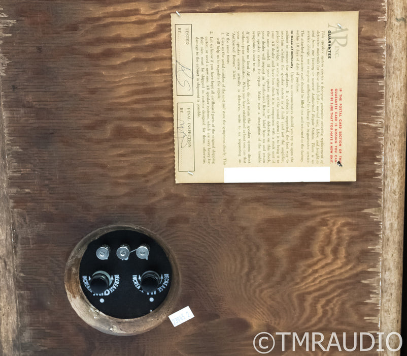 Acoustic Research AR-3 Vintage Speakers