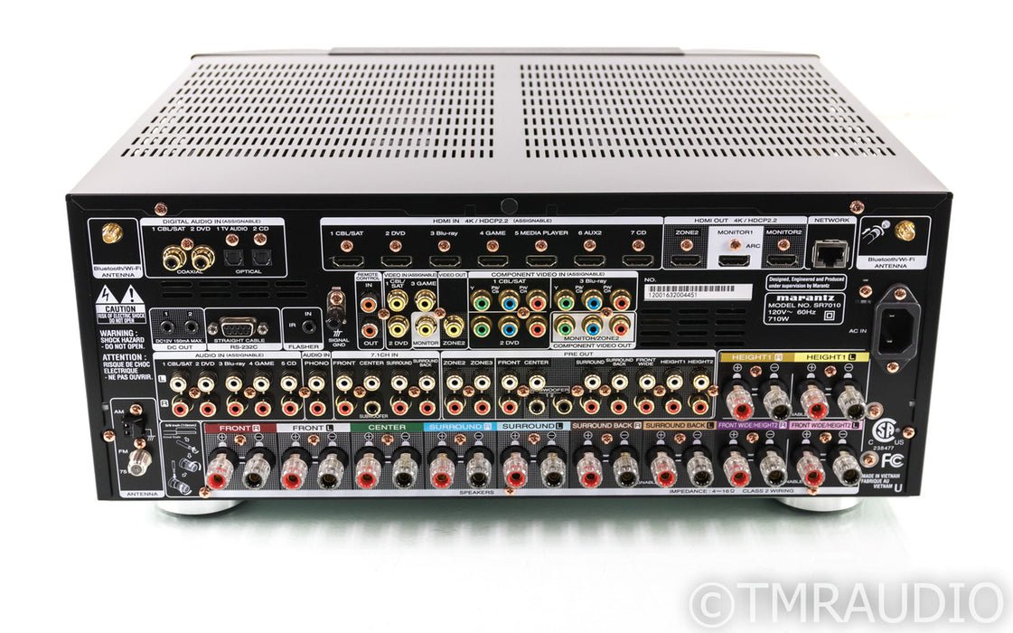 Marantz SR7010 9.2 Channel Home Theater Receiver; SR-7010; Remote; 4K UHD