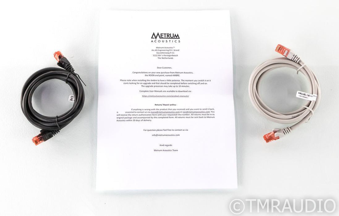 Metrum Acoustics Ambre Network Streamer; I2S Module; Roon Endpoint