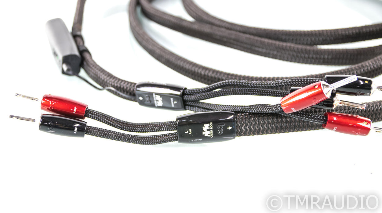 AudioQuest Castle Rock Bi-Wire Speaker Cable; Single 15ft Cable