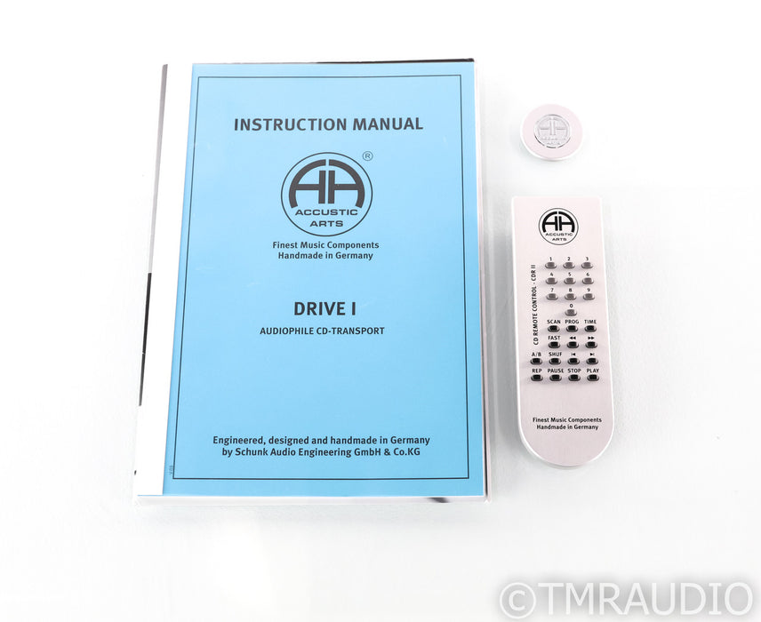 Accustic Arts Drive 1 CD Transport; Drive-1; Silver; Remote
