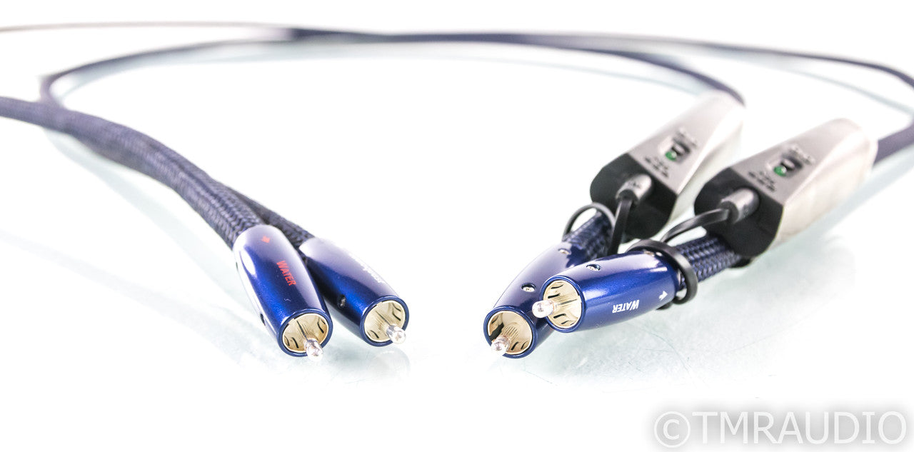 AudioQuest Water RCA Cables; 2m Pair Interconnects; 72v DBS