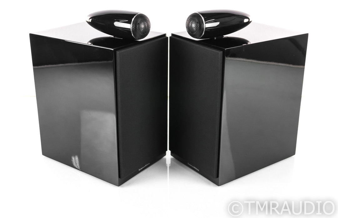 B&W 705 S2 Bookshelf Speakers; Gloss Black Pair; 705S2