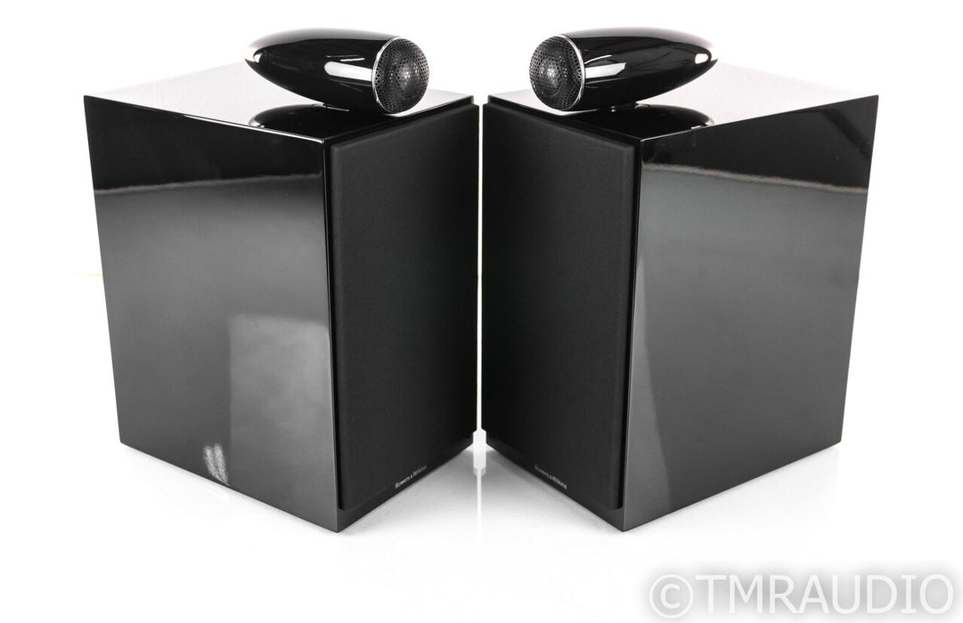 B&W 705 S2 Bookshelf Speakers; Gloss Black Pair; 705S2