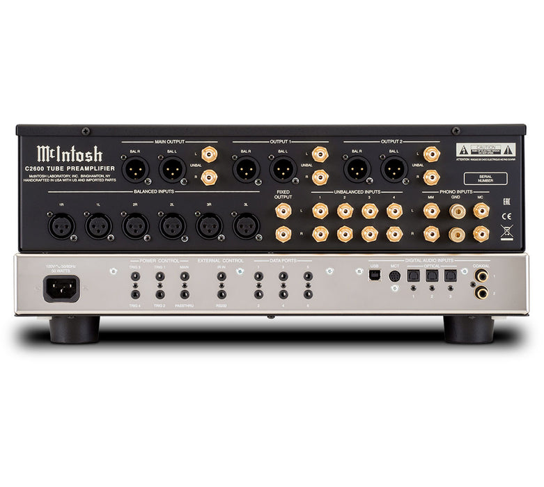 McIntosh C2600 Stereo Tube Preamplifier; DAC (New)