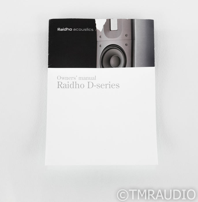 Raidho D2 Floorstanding Speakers