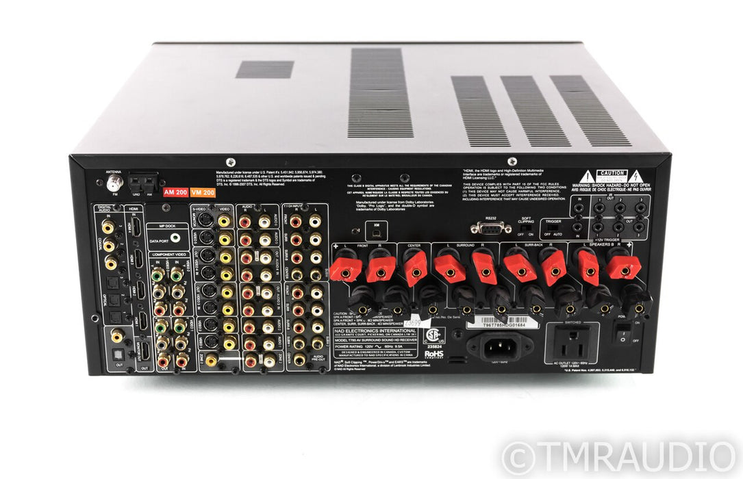 NAD T 785 7.1 Channel Home Theater Receiver; T-785; AS-IS (Channels Out)
